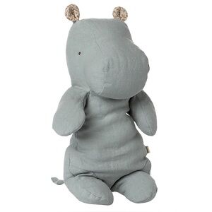 Maileg Blue Grey Hippo Small